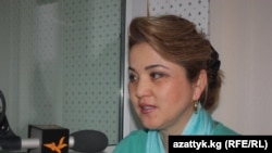 Депутат ЖК КР Дамира Ниязалиева, 16 декабря 2011 года.