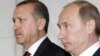 Турция – Премьер-министр России Владимир Путин и премьер-министр Турции Реджеп Эрдоган на совместной пресс-конференции, Стамбул, 8 июня 2010 г. 