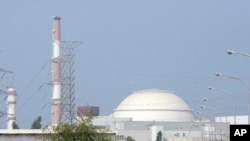 The Bushehr nuclear power plant, outside the southern Iranian city of Bushehr