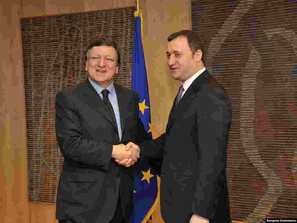 Vlad Filat și José Manuel Barroso - Photo: UE Audiovisual Services