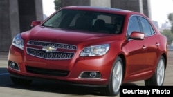 Автомобиль Chevrolet Malibu, выпускаемый в Узбекистане с 2012 года.