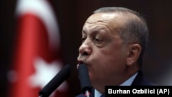 رجب طیب اردوغان رئیس جمهور ترکیه ۱۶ اکتوبر ۲۰۱۹