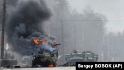 Уничтоженная российская военная техника, иллюстрационное фото