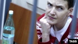 Надежда Савченко в московском суде 4 марта 2015 года