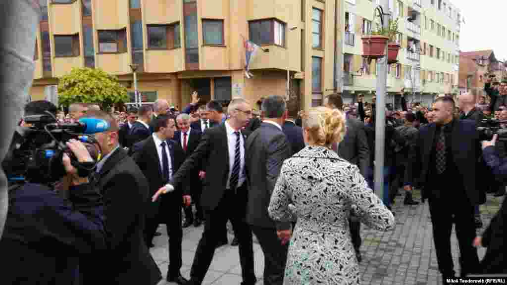 Albanian Prime Minister Edi Rama in Presevo