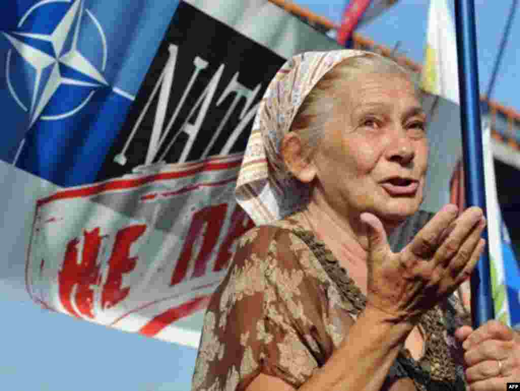 Митинг противников НАТО в Одессе, 15 июля 2008