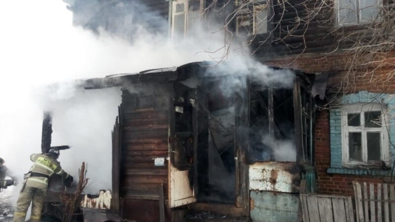 В Зеленодольске снова горели дома в Полукамушках