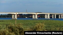 Антонівський міст до Херсону через річку Дніпро, 23 липня 2022 року