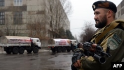 Бойовик угруповання «ДНР» у Макіївці. 12 грудня 2014 року