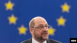 претседателот на Европскиот парламент Мартин Шулц 