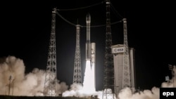 Запуск ракети-носія Vega з космодрому Куру у Французькій Гвіані
