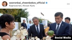 Одна из последних публикаций на странице Сооронбая Жээнбекова в Instagram.