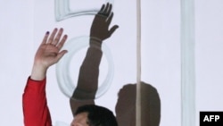  هوگو چاوز پيروزی خود در همه‌پرسی برای تغيير قانون اساسی را اعلام می‌کند، کاراکاس ۲۷ بهمن ۱۳۸۷ 