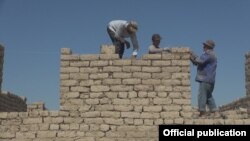 Строительство домов в селе Чорбог