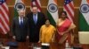 U.S. Secretary of Defense Jim Mattis , U.S. Secretary of State Mike Pompeo with their Indian Counterparts. 