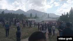 Ситуация на границе узбекского села «Чашма» анклава Сох и кыргызстанского села «Чечме», 31 мая 2020 года.