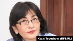Гражданская активистка Бахытжан Торегожина. Алматы, 6 апреля 2011 года.