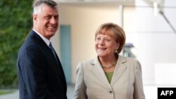 Hašim Tači i Angela Merkel