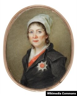 Неизвестный художник. Портрет Екатерины Дашковой. Миниатюра. Кость, акварель. 1800-е