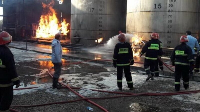 آتش‌سوزی در کارخانه مشتقات نفتی کرمانشاه یک کشته برجای گذاشت