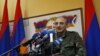 Nagorno-Karabakh -- Bako Sahakian, the President of breakaway Nagorno-Karabakh region speaks during a news briefing in Stepanakert, April 7, 2016