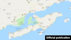 Qeshm Island map