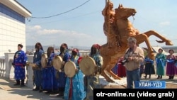 Открытие шаманского храма в Бурятии