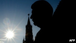Бюст Сталина на Красной площади