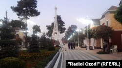 The theme park has a 30-meter replica of the Eiffel Tower.