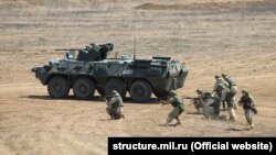 Российские военные учения на мысе Опук в Крыму, июль 2020 года. Архивное фото