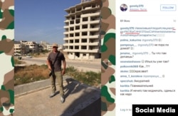 A screenshot of a social media post by Ilya Gorelykh who has reportedly served in Russia's GRU special forces.