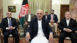Президент Ашраф Гани телекайрылуу учурунда, Кабул, 24-март 2020-жыл