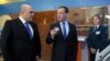 Noul prim-ministru Mihail Mișustin și fostul prim-ministru Dmitri Medvedev