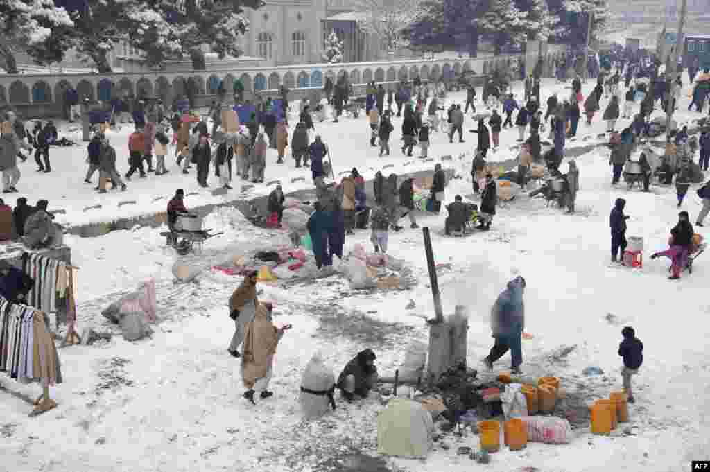 Зимний Кабул.
