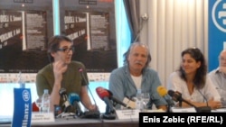 Rade Šerbedžija, Aleksandar Popovski i Lenka Udovički, Ulysses teatar, srpanj 2012.