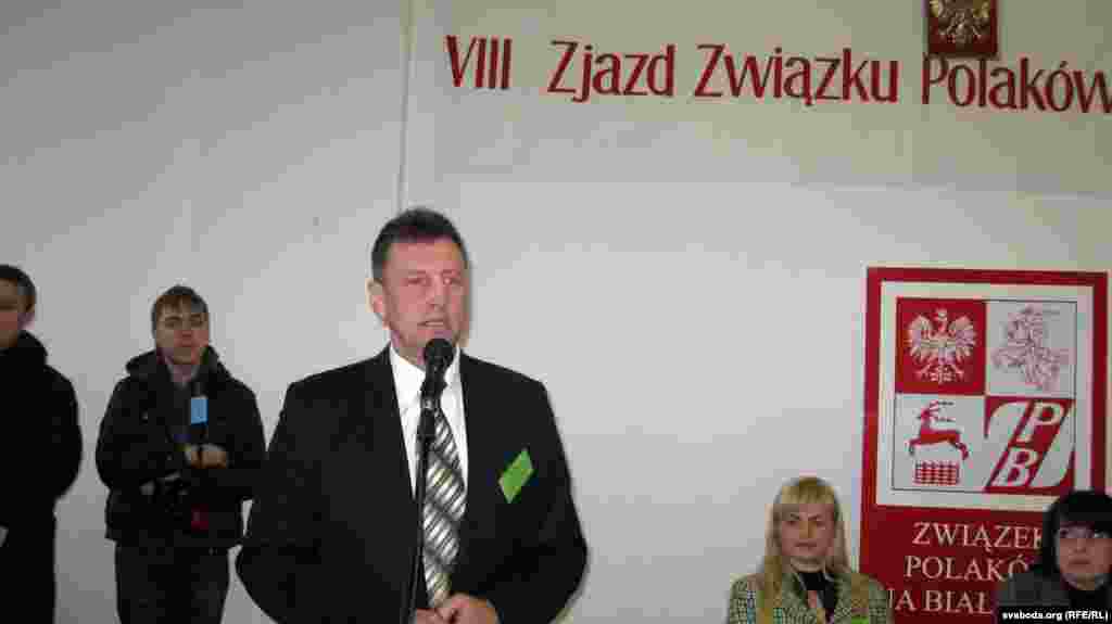 Мечыслаў Яськевіч – новы старшыня непрызнаванага беларускімі ўладамі Саюзу палякаў. 