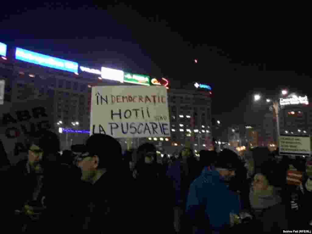 Romania, Bucharest protest