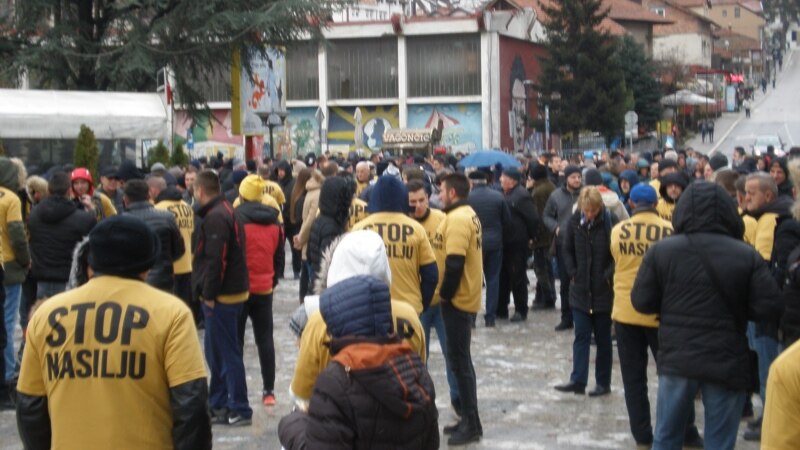 Protest u Prijepolju zbog pretučenih fudbalera 