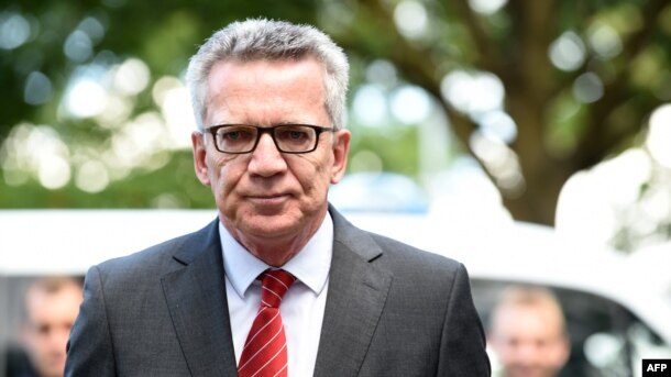 Thomas de Maiziere, Bremen, 10 avqust 2016