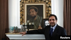 Ауғанстандағы танымал оппозициялық саясаткер Ахмад Зиа Масуд. Кабул, 8 қараша 2012 жыл.