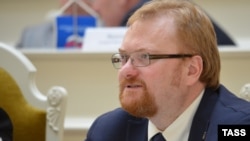 St. Petersburg lawmaker Vitaly Milonov says morally bankrupt values often portrayed in Western TV "work on a subconscious level" and are seeping into the national psyche.