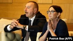 Ильхам Алиев и его супруга Мехрибан Алиева