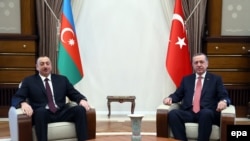 Ilham Aliyev və Recep Tayyip Erdogan