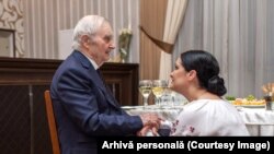 Scriitorul Ion Druță și actrița Margareta Pîntea.