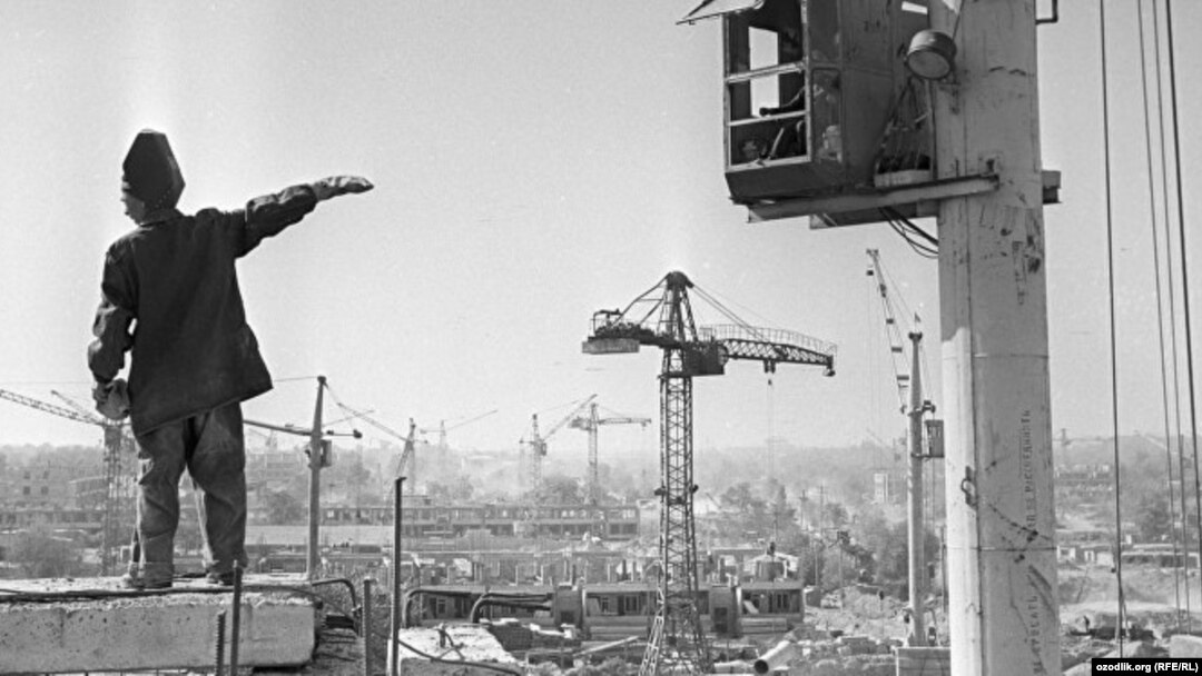 Ташкент после землетрясения 1966 фото