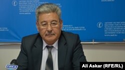 Ақтөбе облыстық қылмыстық істер жөніндегі мамандандырылған ауданаралық сотының төрағасы Нұрлан Сұлтанов. Ақтөбе, 6 қазан 2016 жыл.