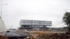 Part of a lavish business school campus under construction at Skolkovo