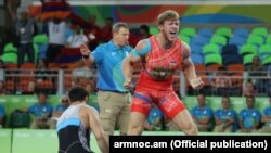 Brazil -- Armenian wrestler Artur Aleksanian, 16Aug2016