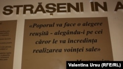 Moldova, Straseni, a quote from Montesquieu in an official building