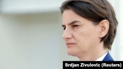 Serbian Prime Minister Ana Brnabic (file photo)